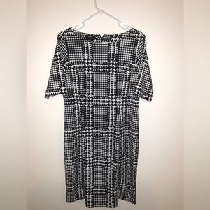 Alfani Black & White Dress